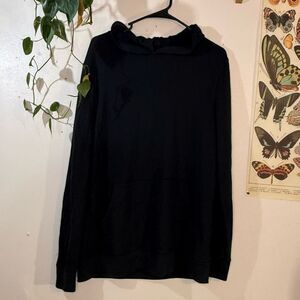 Soft black Sonoma thin hoodie